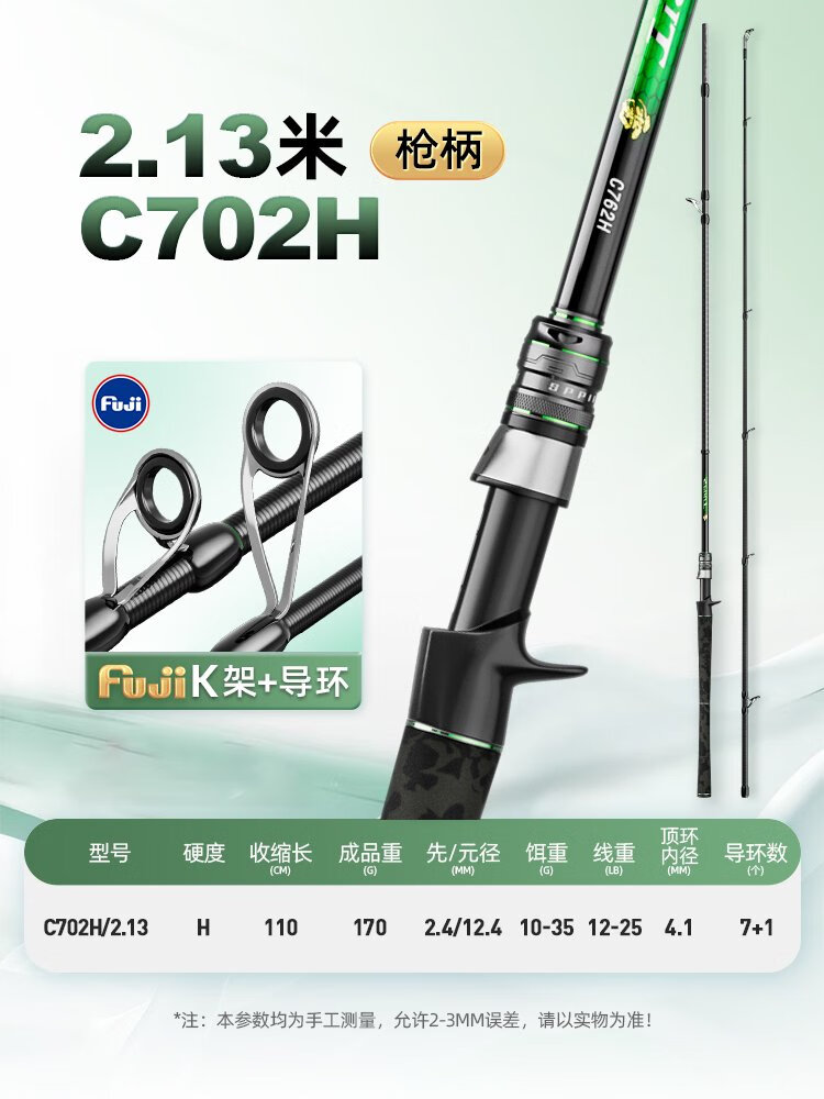 枪柄路亚竿重(路亚枪柄竿多长的竿好)