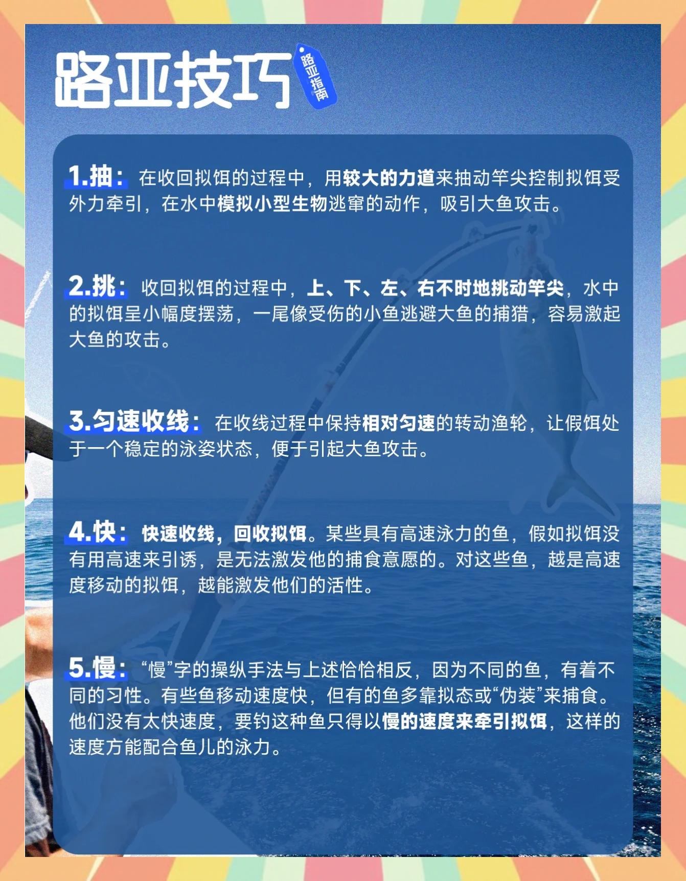 关于路亚的技巧(路亚实战技巧)