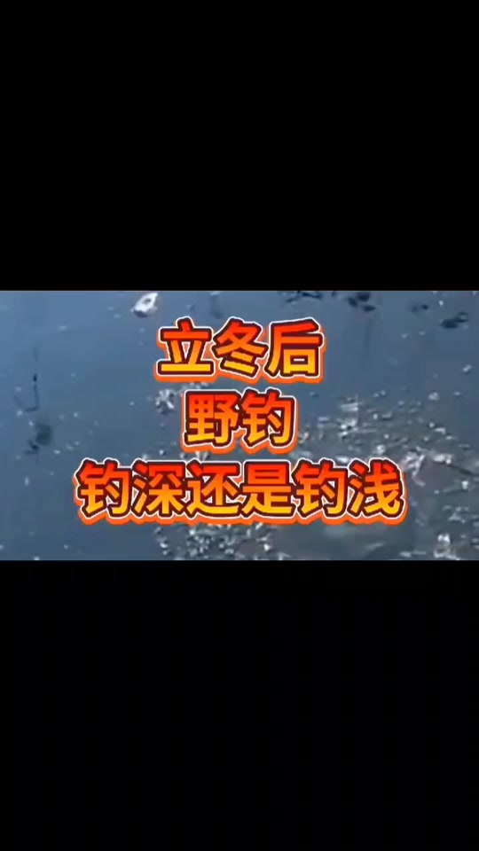 小雪后钓鱼技巧(小雪后如何钓鱼)