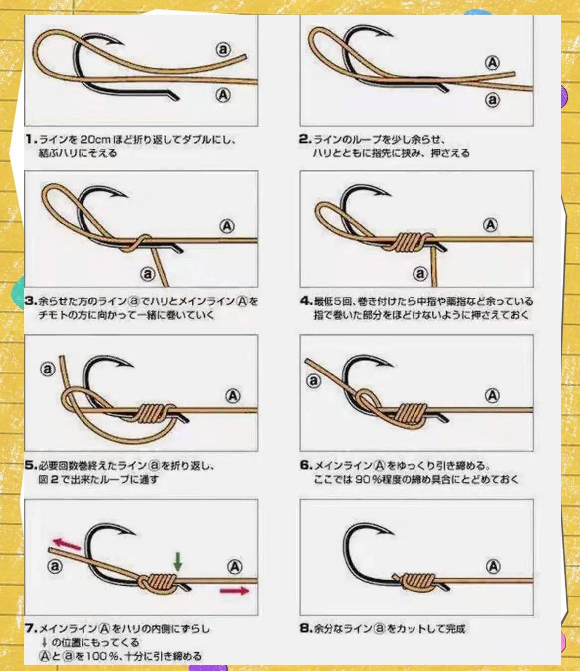 海钓棉线结起啥作用(怎么打棉线结海竿线组组装图解)