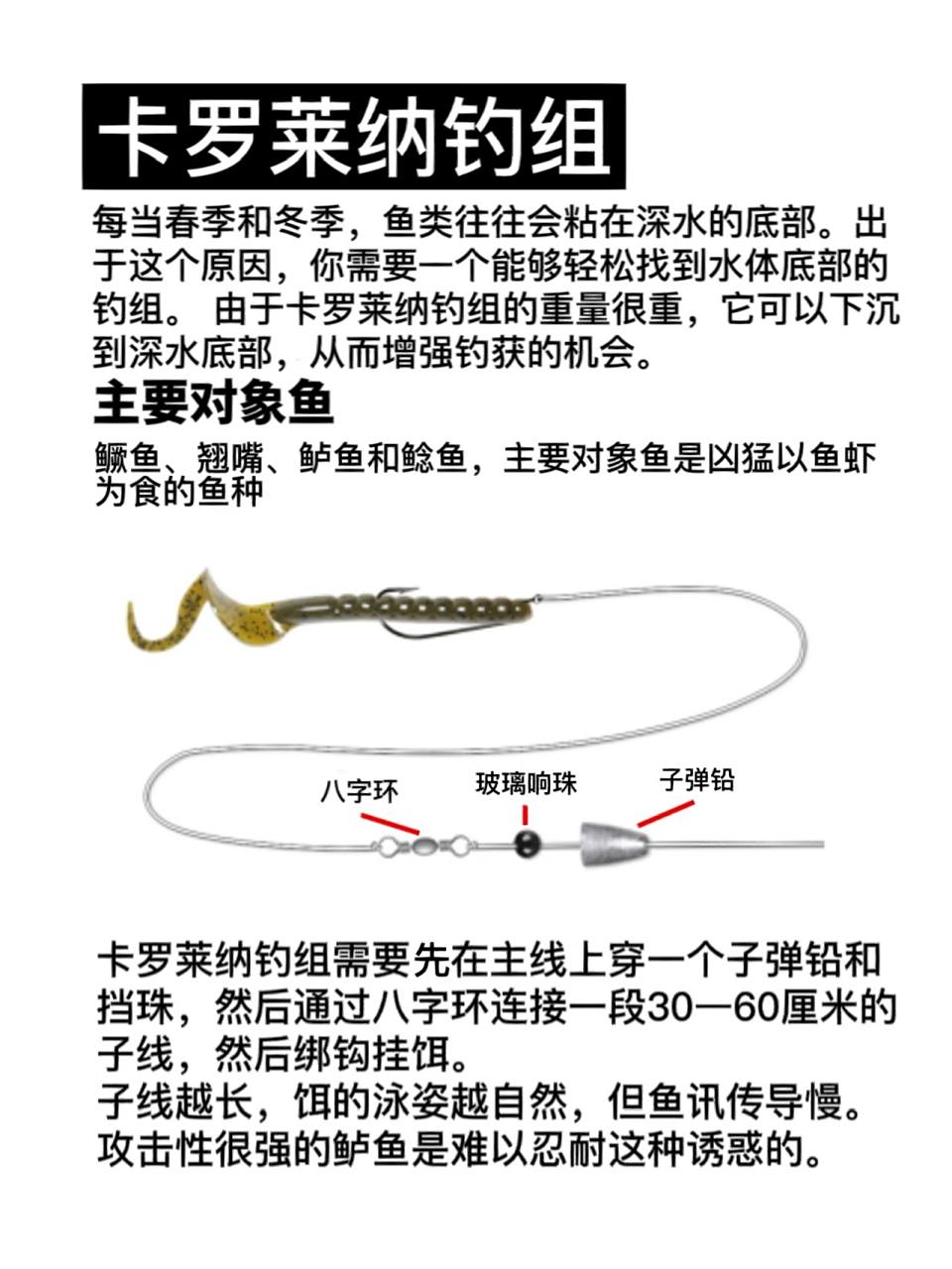 路亚钓法钓组图解(路亚钓法视频教程)