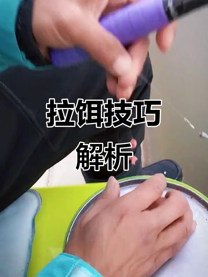 钩拉饵技巧视频教程(钓鱼拉饵技巧视频教程)