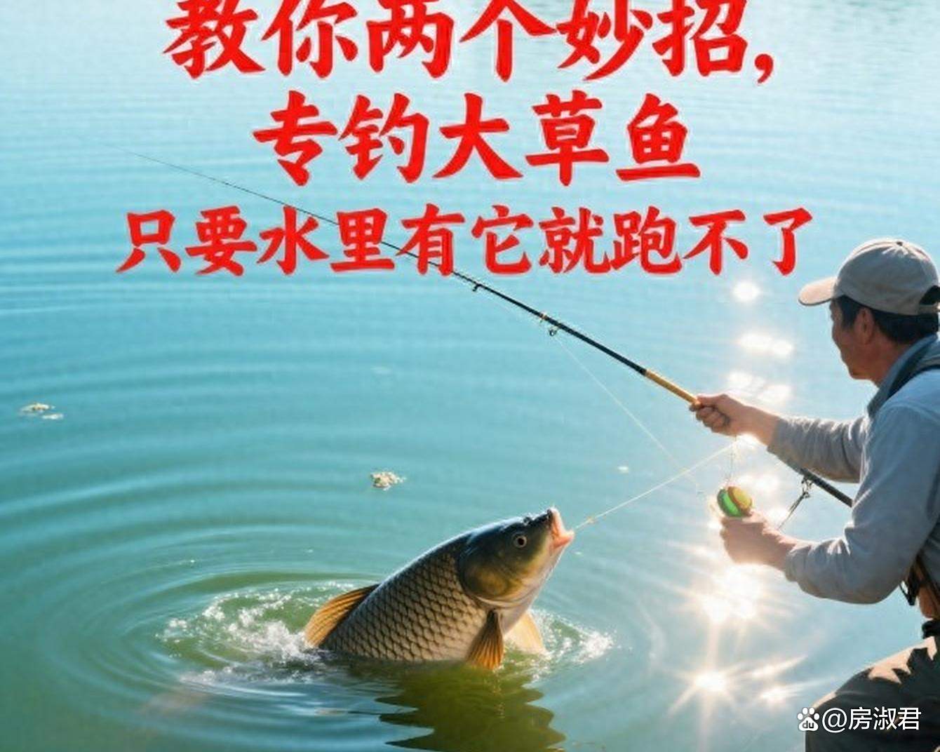 春季野钓草鱼技巧(春季钓草鱼用什么饵料)
