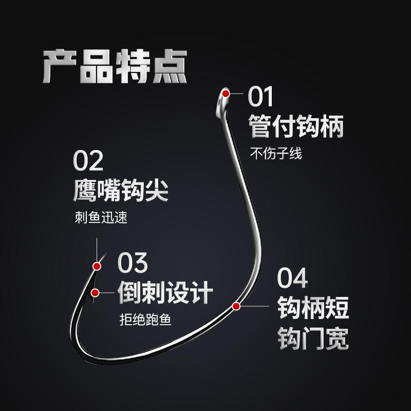 海钓鱼钩区别(海钓钩组的组合)