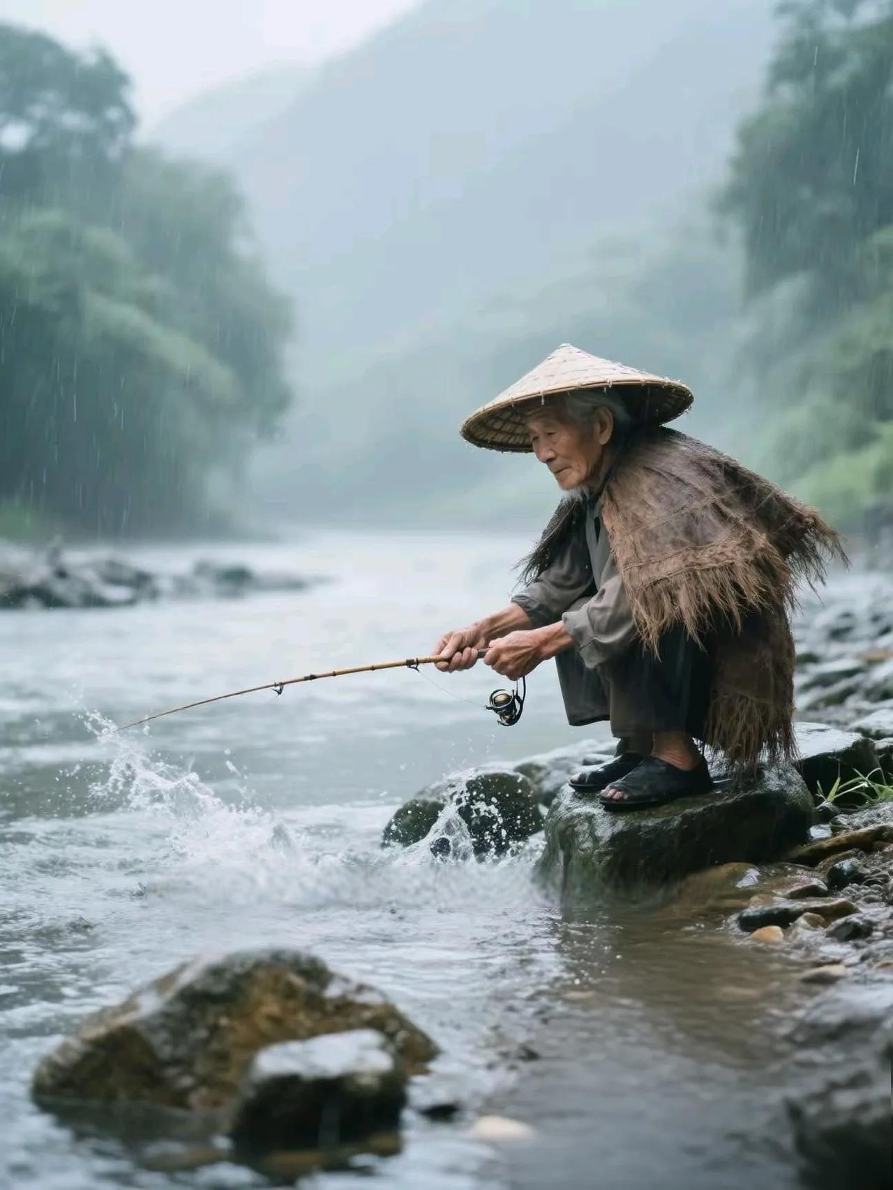 雨后有风河边钓鱼技巧(雨后河里好钓鱼吗)