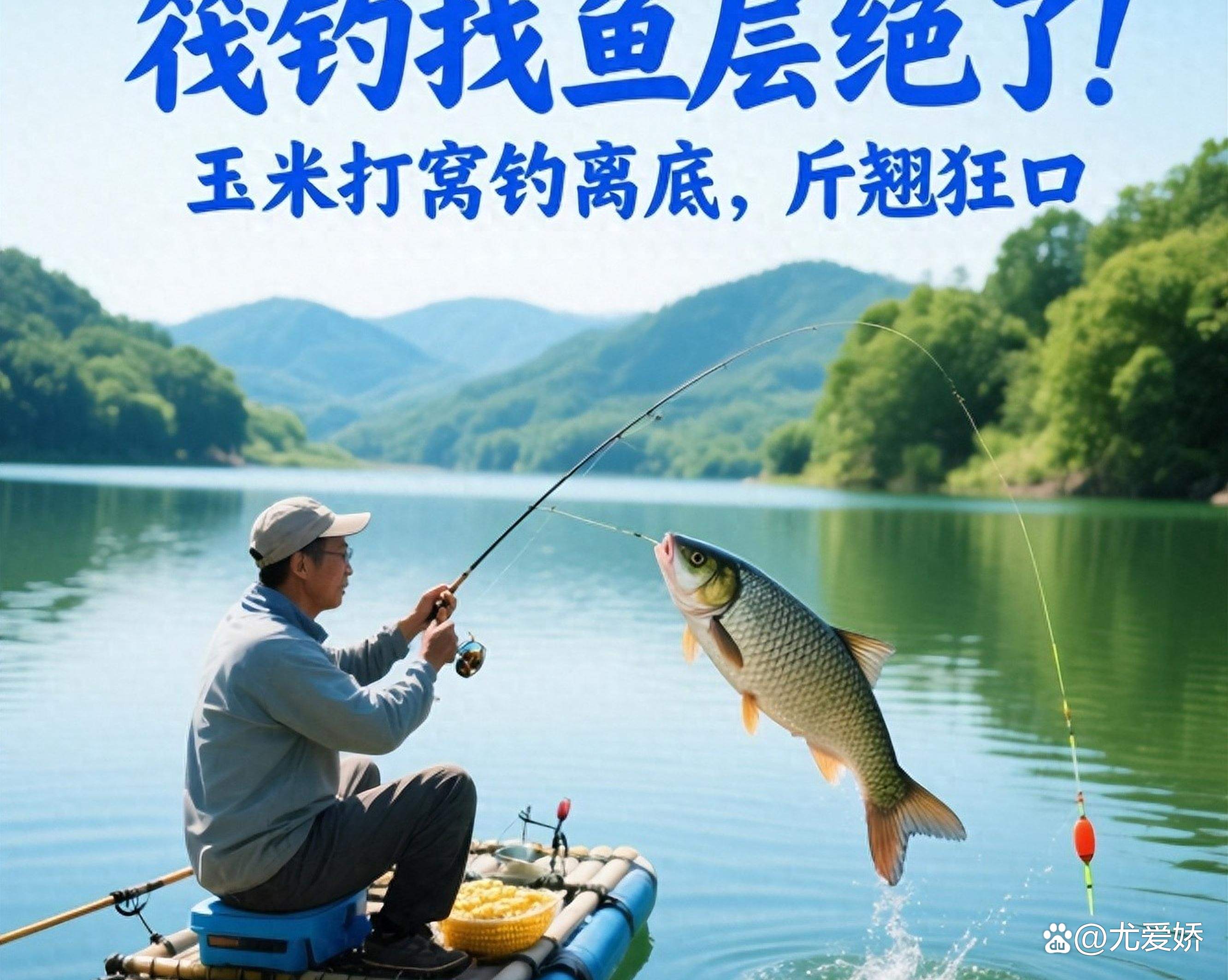 湖库岸筏技巧(岸筏竿能钓多重的鱼)