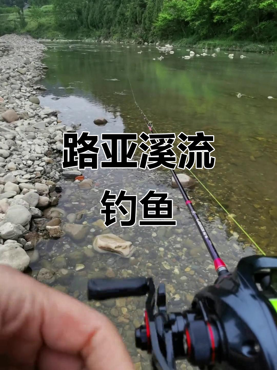 小溪路亚钓鱼(路亚溪流钓鱼视频)