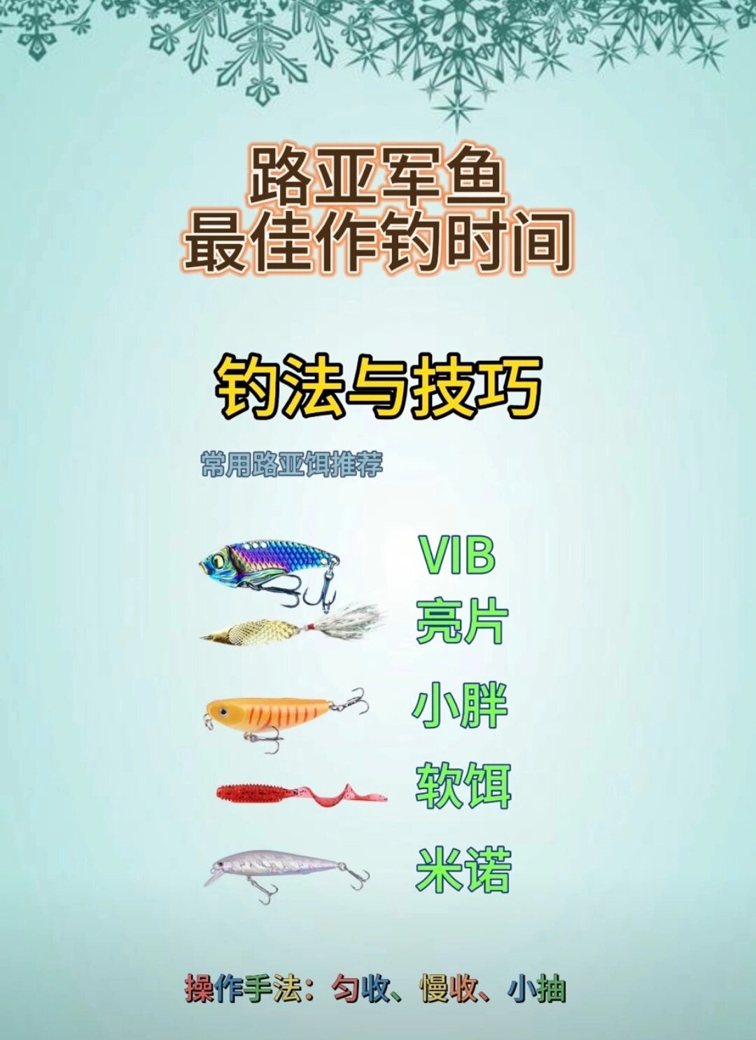 路亚的钓法(路亚的钓法叫什么)