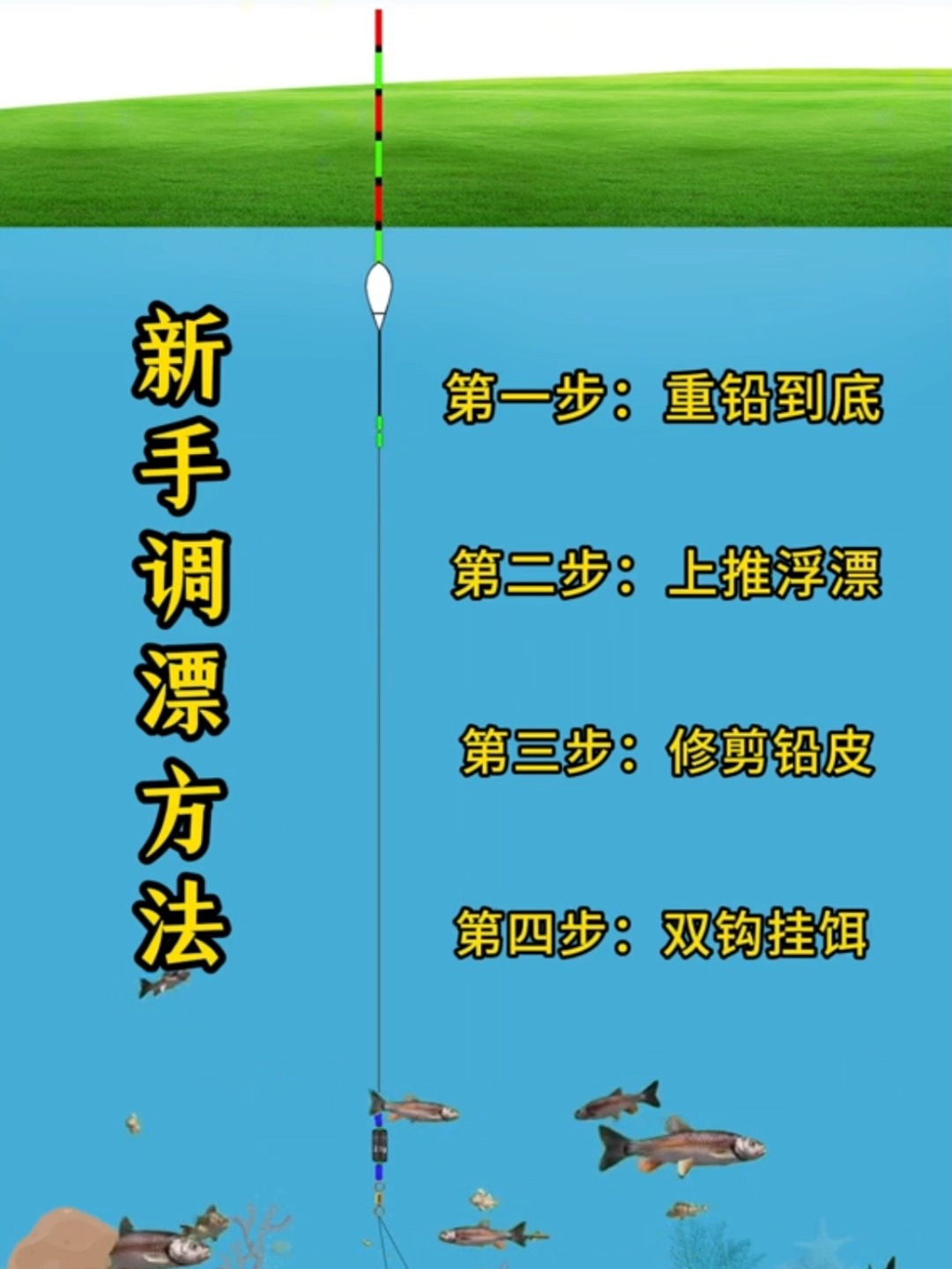 钓鱼长尾调漂技巧(长尾浮漂优缺点)