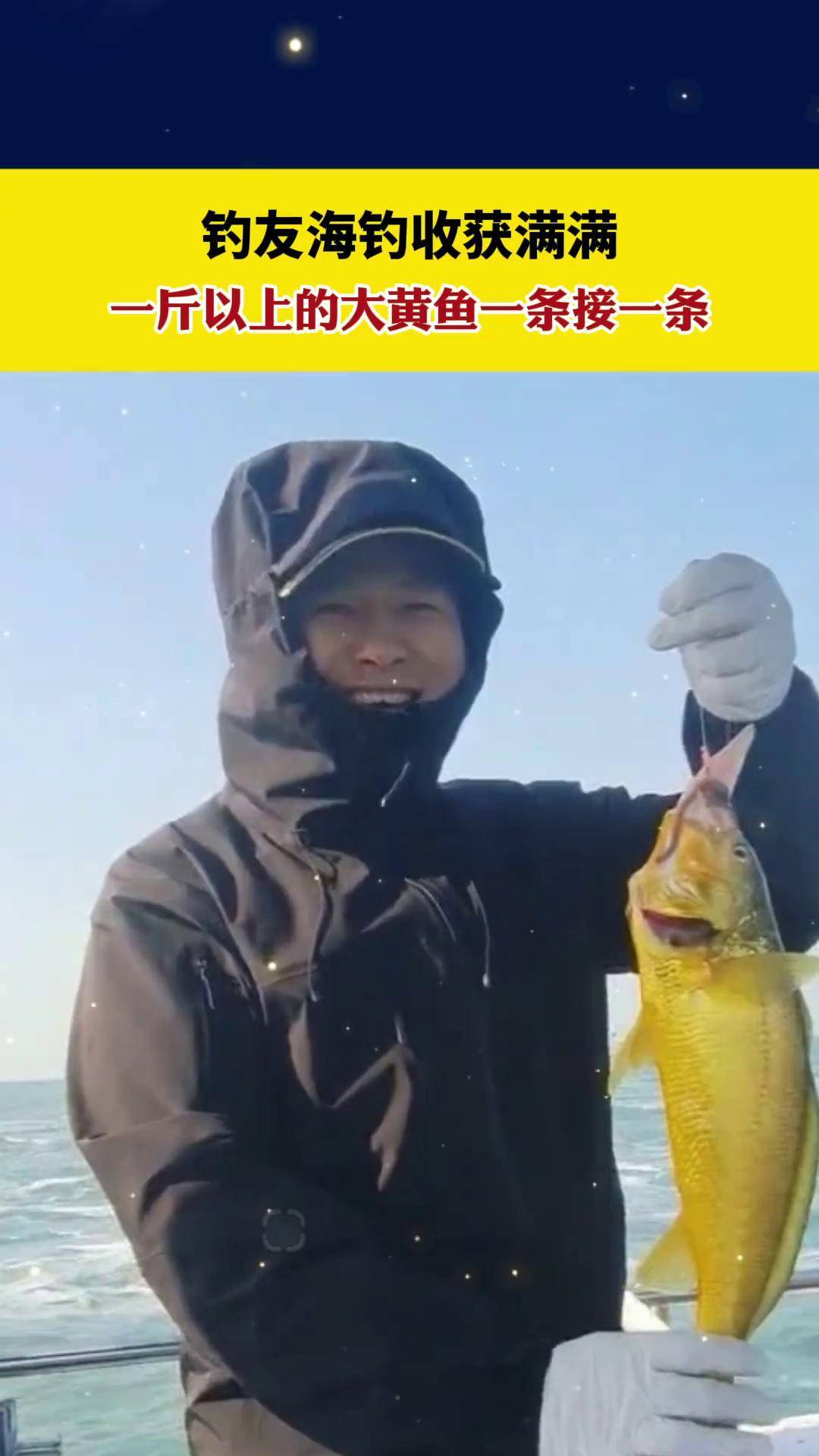 今晚海钓的收获(钓海鱼收获图片)