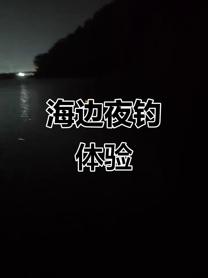 夜晚海钓图片大全(晚上夜钓海鱼有鱼吗)