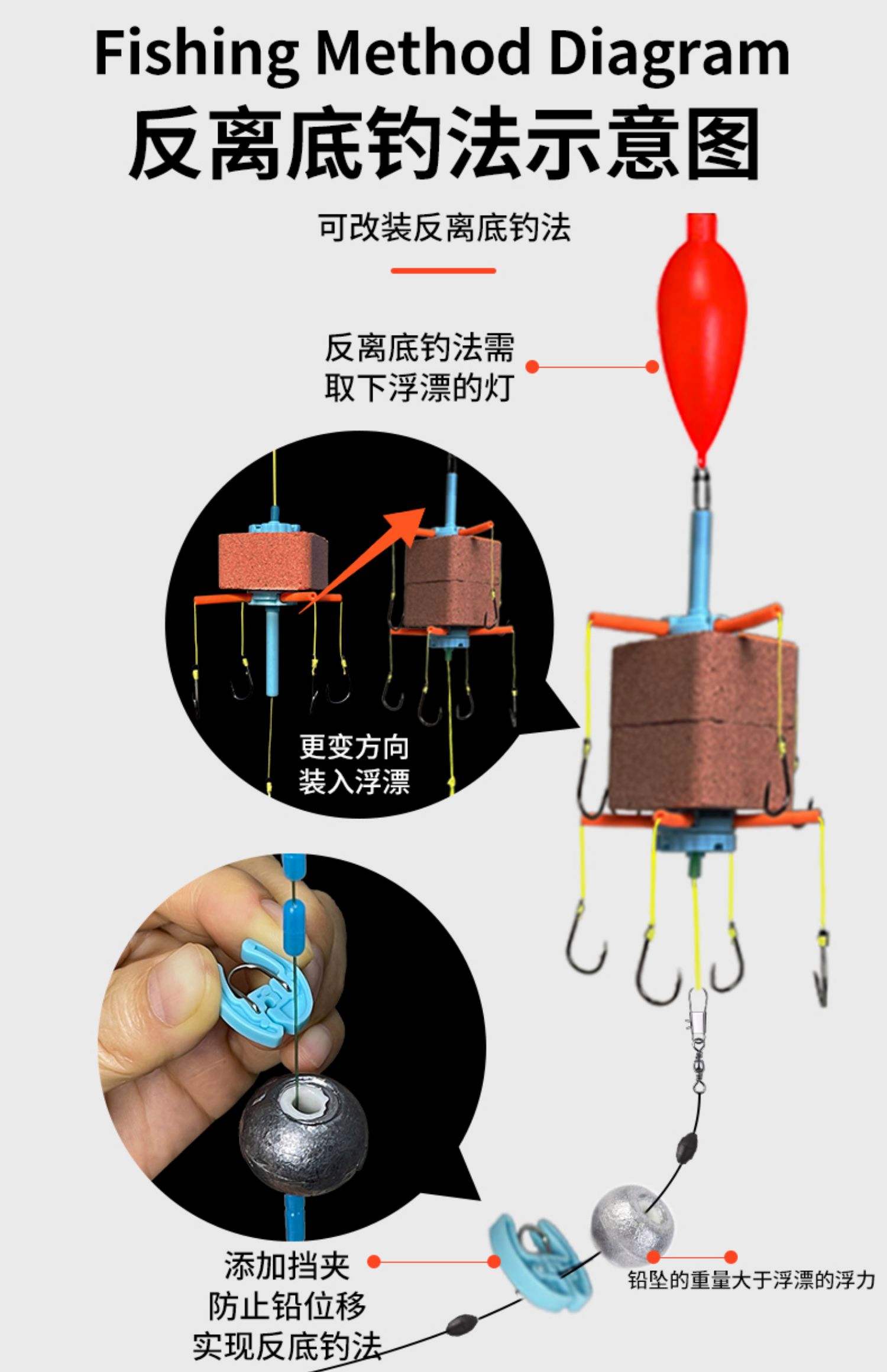 空钩弹钓之技巧(空钩粘粉钓鱼的技巧和方法)