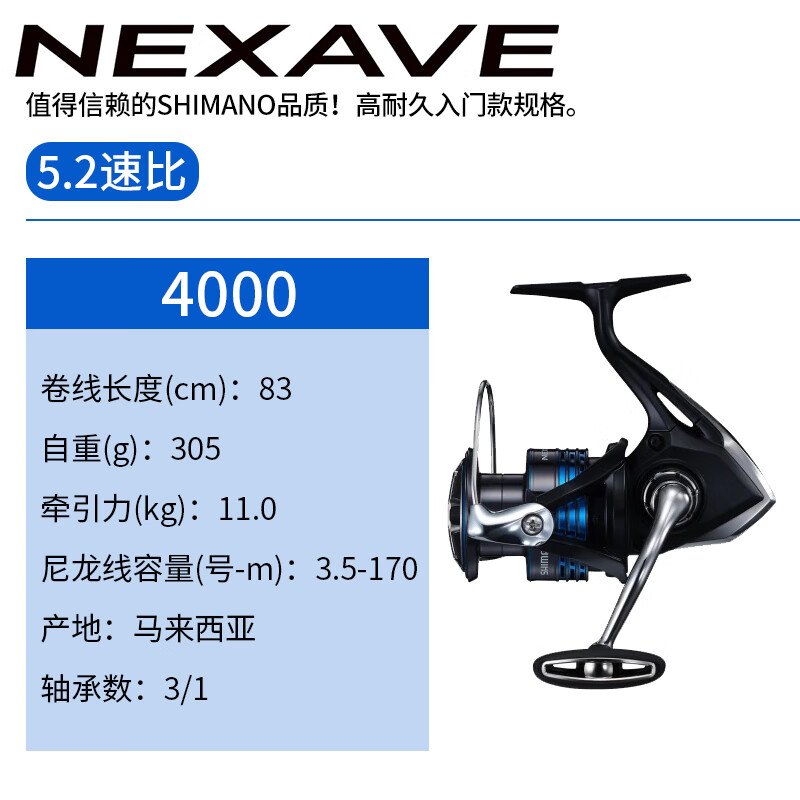 路亚纺车轮4000(路亚纺车轮4000千上20的pe线能上多少米的线)