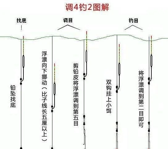 钓鱼挂红虫调漂技巧(钓鱼挂红虫调漂技巧图解)
