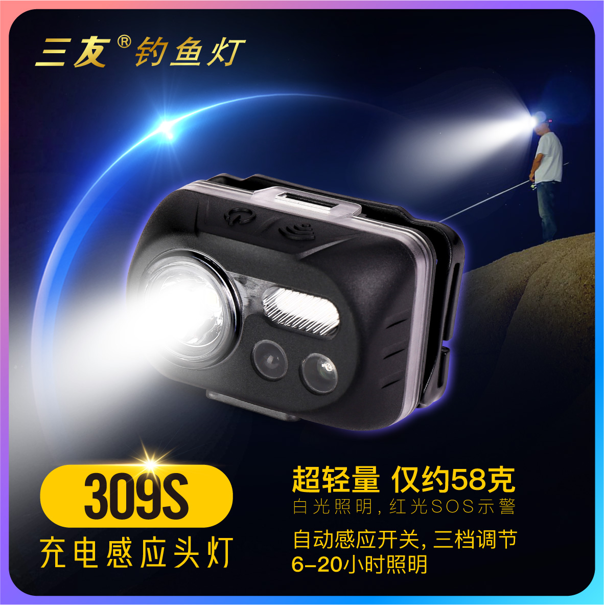 渔具头灯多少钱(钓鱼头灯价格)