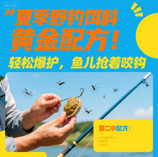 夏天钓鱼饵料搭配(夏天钓鱼饵料搭配图)