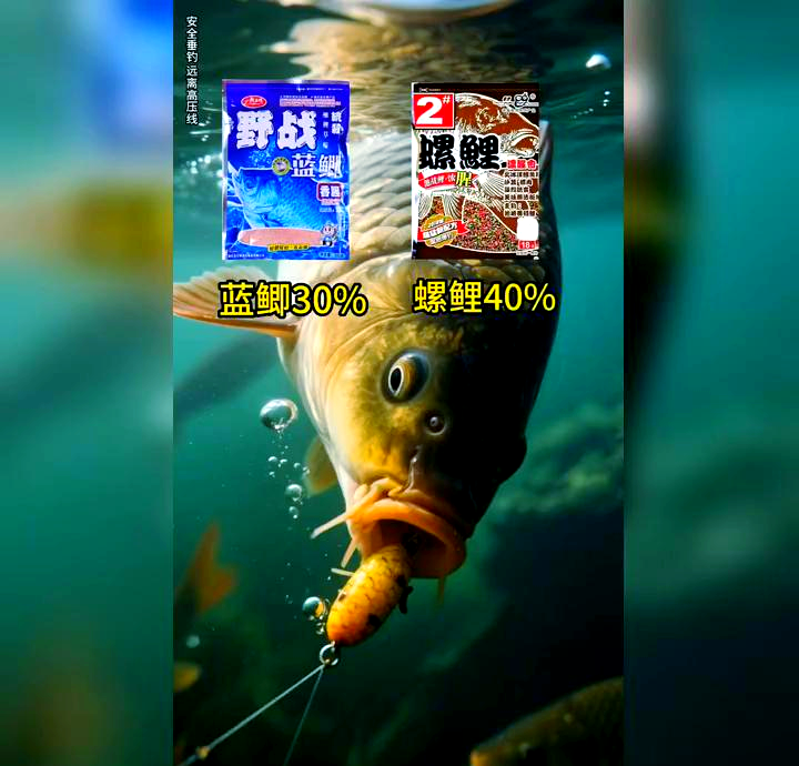 冬天饵料搭配蓝鲫(冬天用什么蓝鲫)