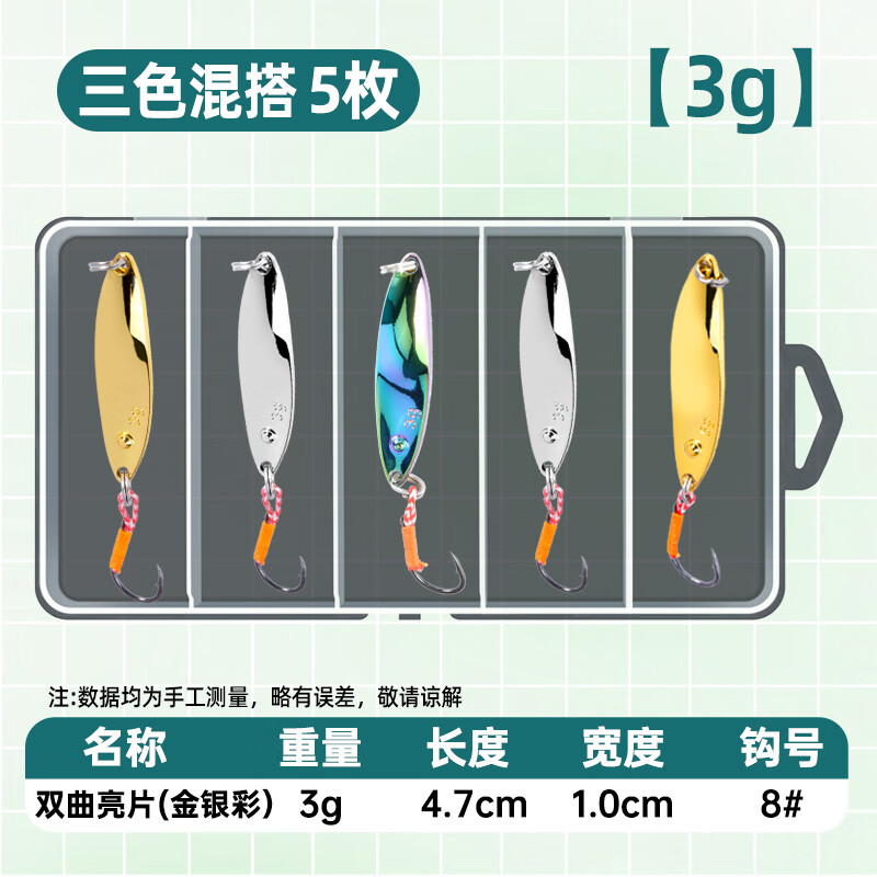双亮片路亚(路亚亮片组合) 双亮片路亚(路亚亮片组合)