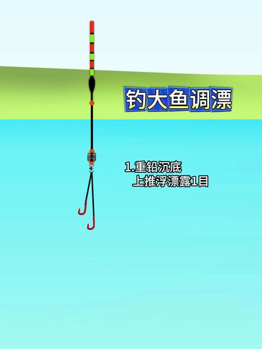 海钓入门调漂(海钓鱼漂怎么按视频教程)
