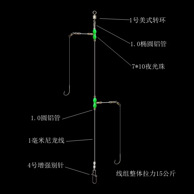 海钓天平的做法图解(海竿天平钓组) 海钓天平的做法图解(海竿天平钓组)