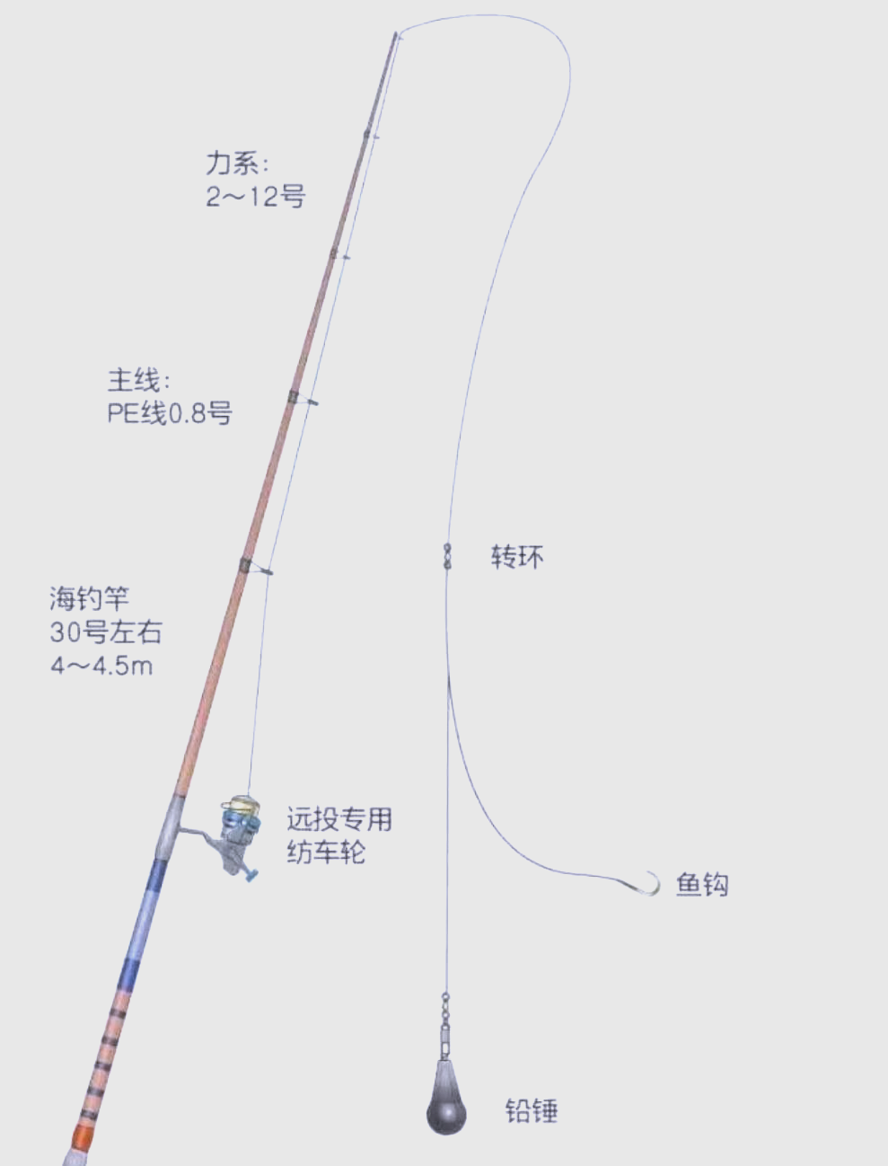 海钓手杆选择(海钓手杆选择多长合适)