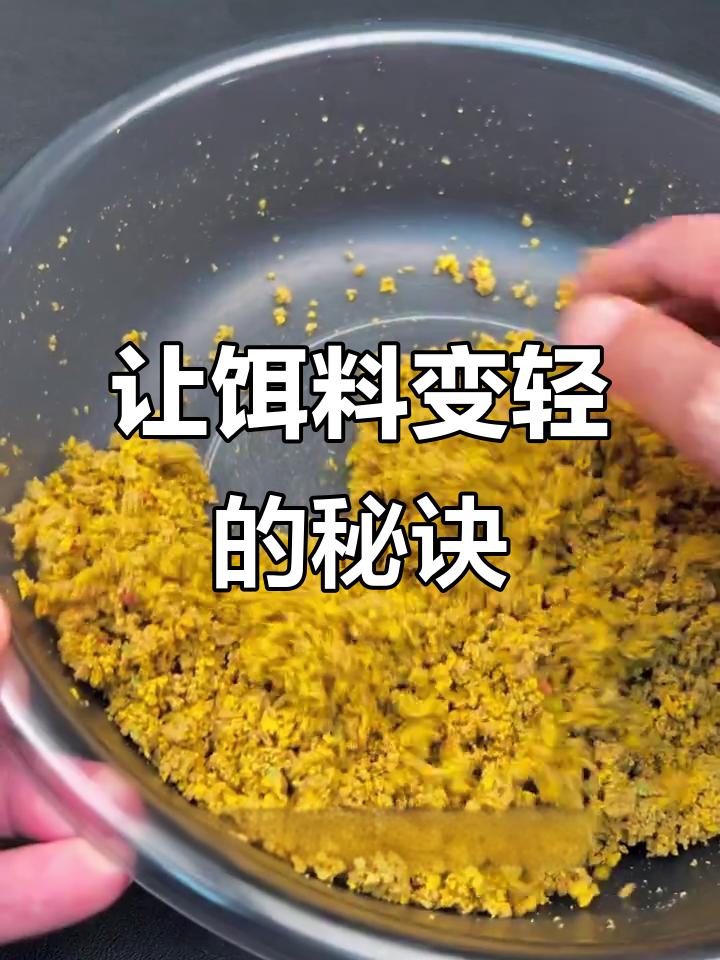什么饵料可以减轻比重(什么饵料比重大)