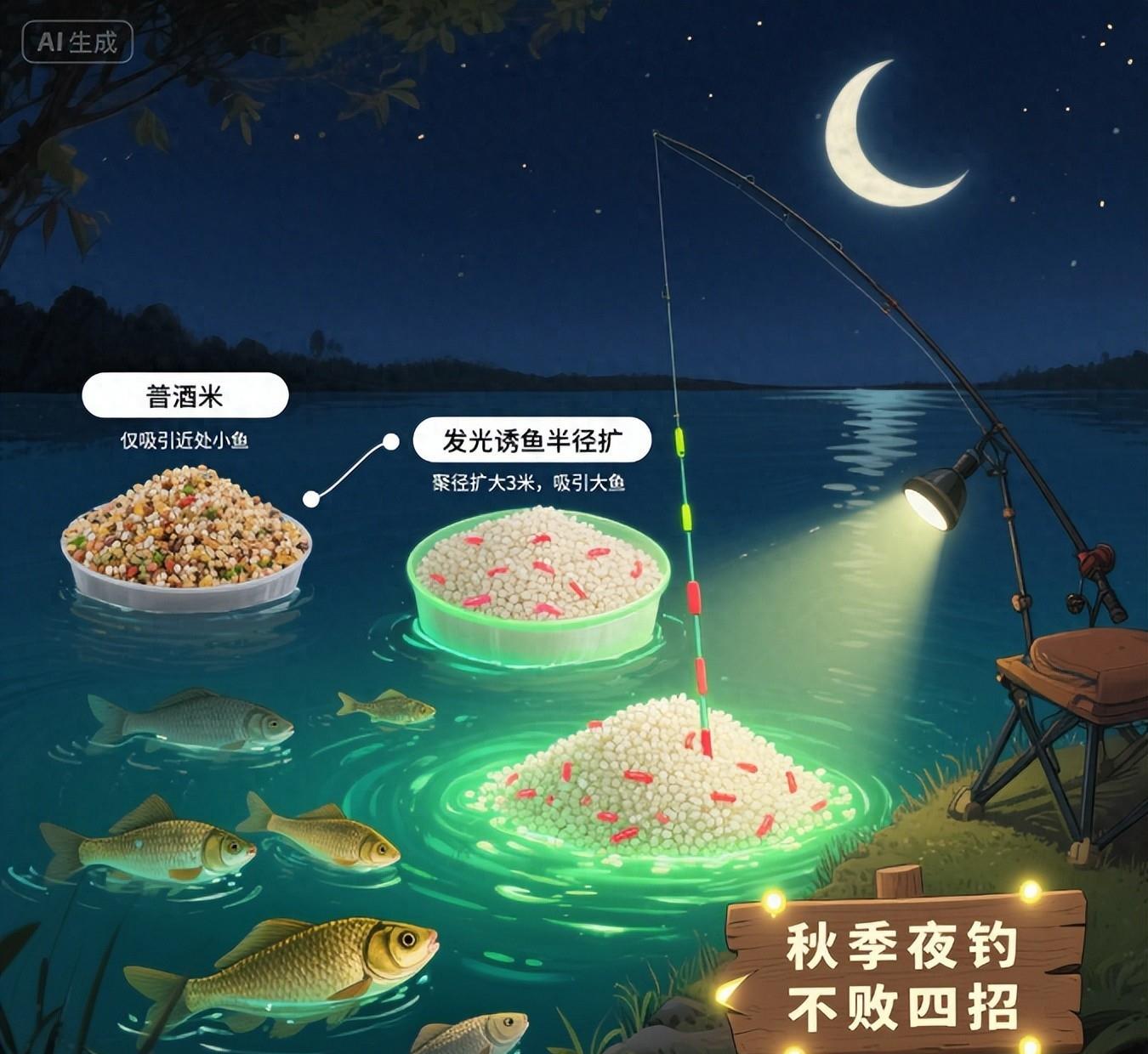 秋天野河夜钓鱼技巧(秋天野河夜钓鱼技巧图解) 秋天野河夜钓鱼技巧(秋天野河夜钓鱼技巧图解)