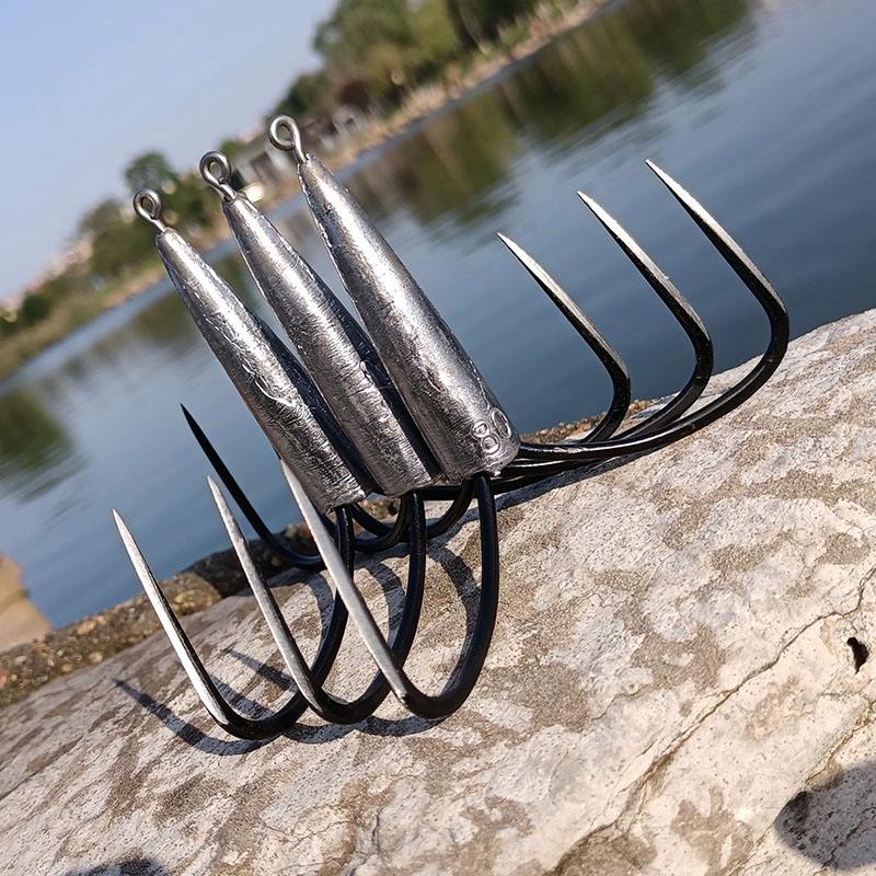 筏钓锚钩锚鱼技巧(筏钓钩适合钓什么鱼)